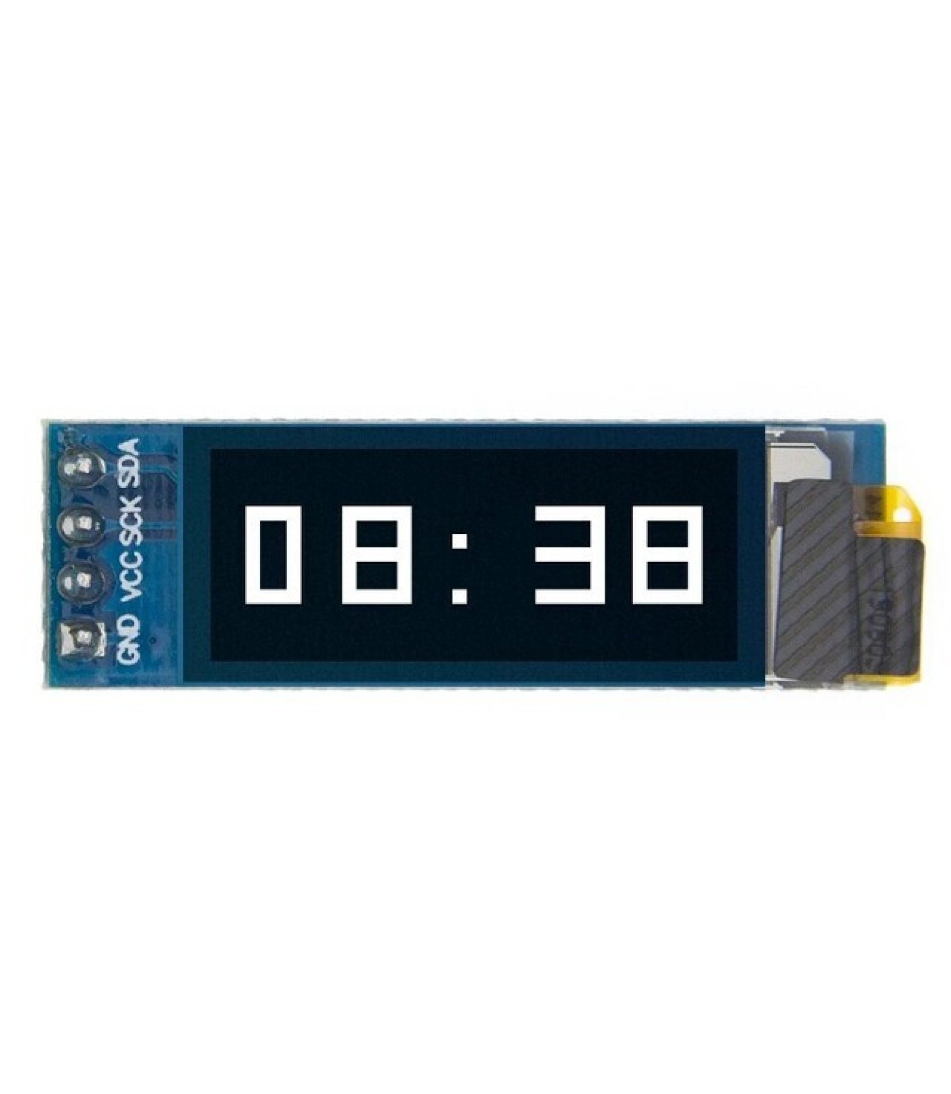 0.91w.jpg 0.91 inch OLED White Character Display Module 4Pins