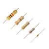 Electronic component image of 1 Ohm 1/4W 5% Carbon Film Resistor for circuit design.