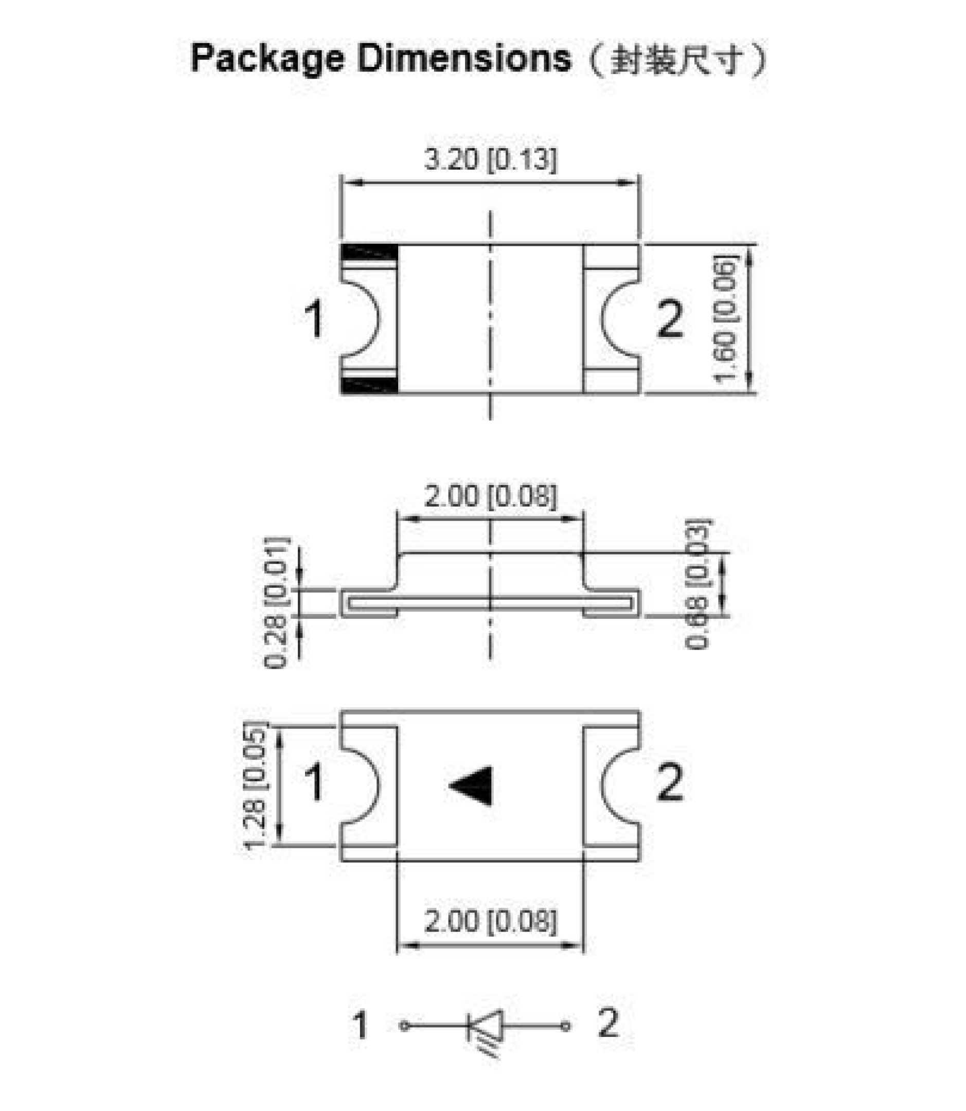 LED SMD Chip Bright Red