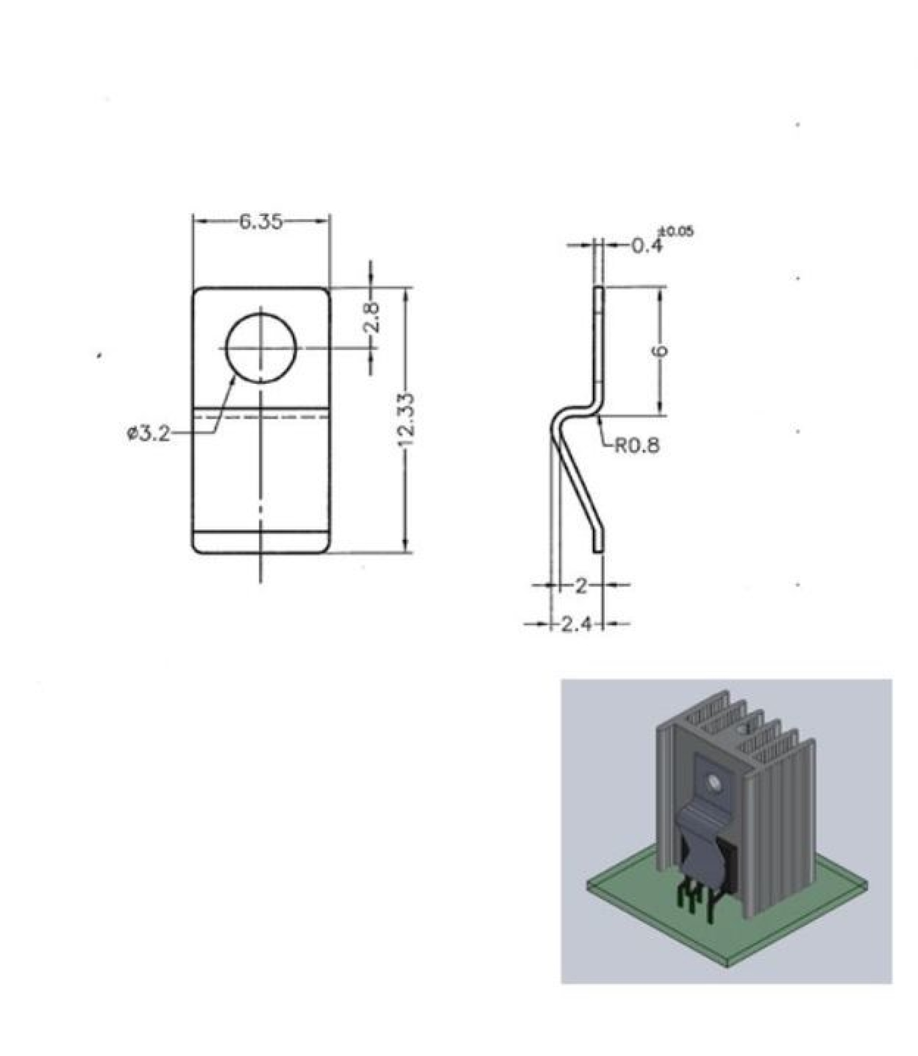 Metal Clip for Heat Sink TO-220 TO-247