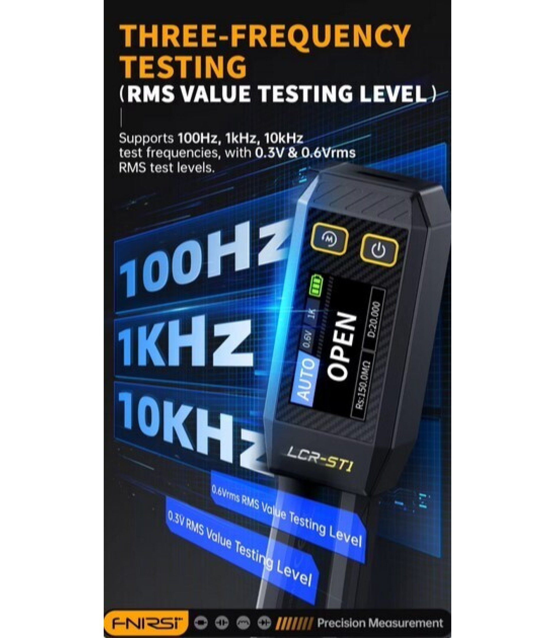 LCR-ST1 Mini Smart Tweezer LCR SMD ESR Tester