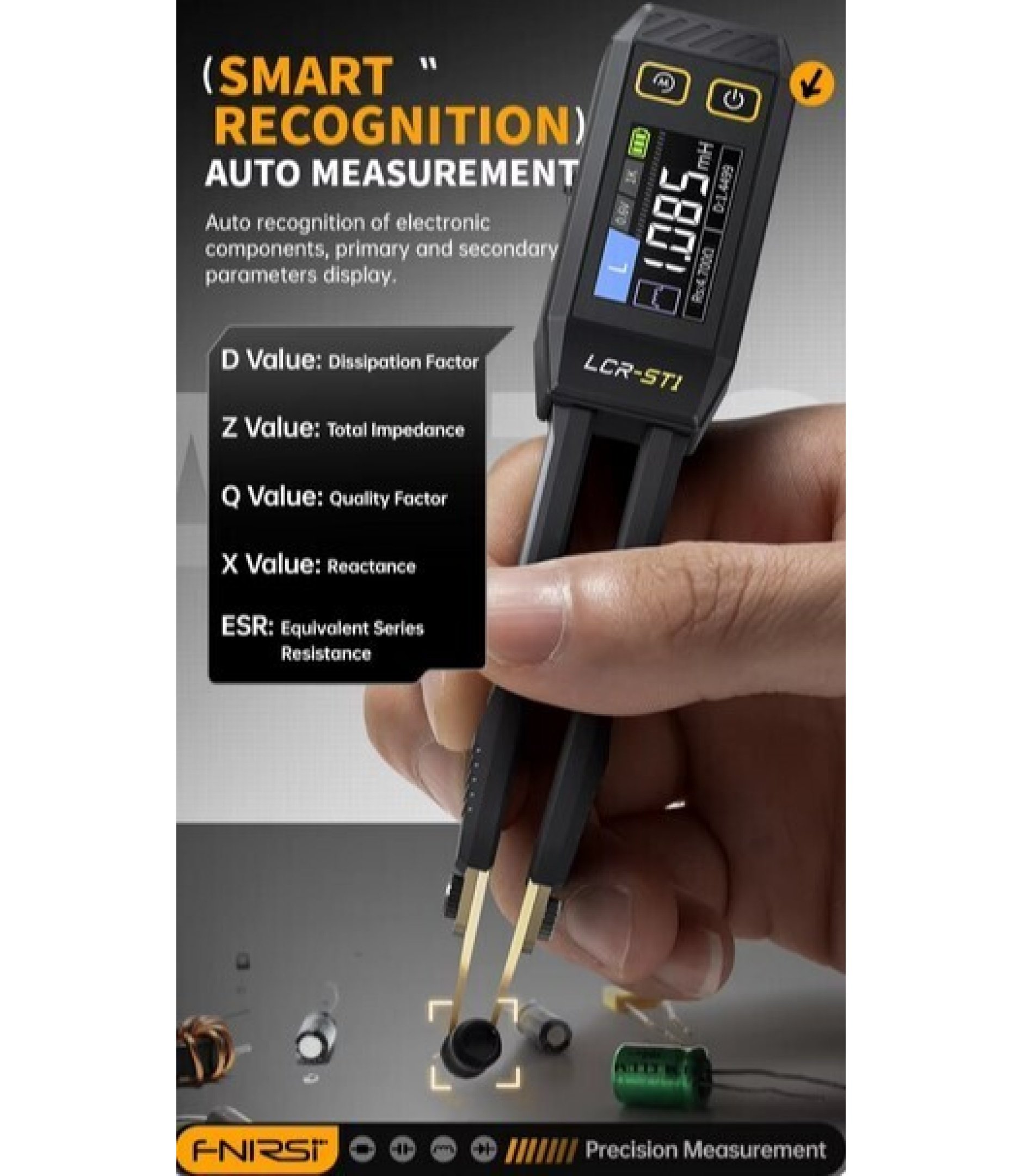 LCR-ST1 Mini Smart Tweezer LCR SMD ESR Tester