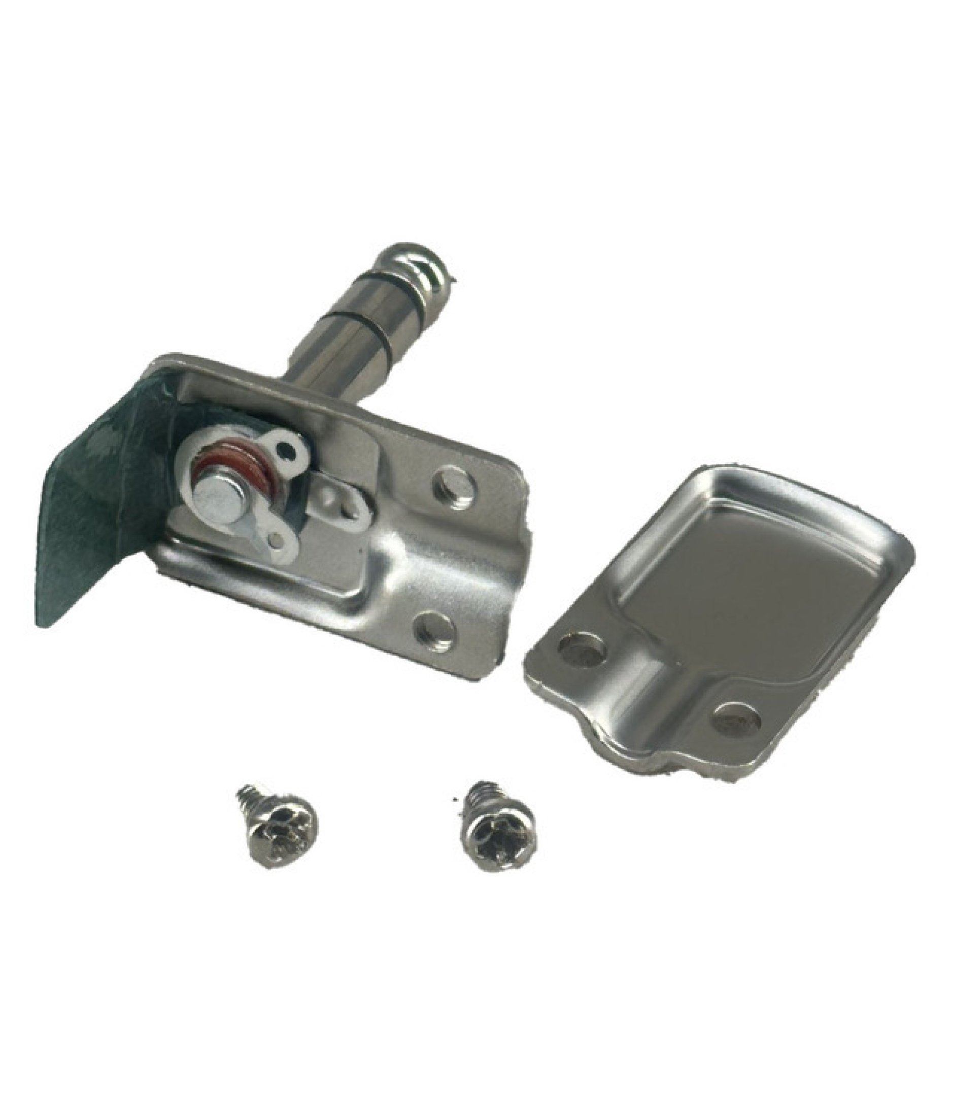 6.35mm 1/4" Stereo Right Angle Square Plug Silver Color