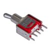 Sub Mini Toggle Switch 2M Series SPDT On-On V-bracket SHORT LEVER