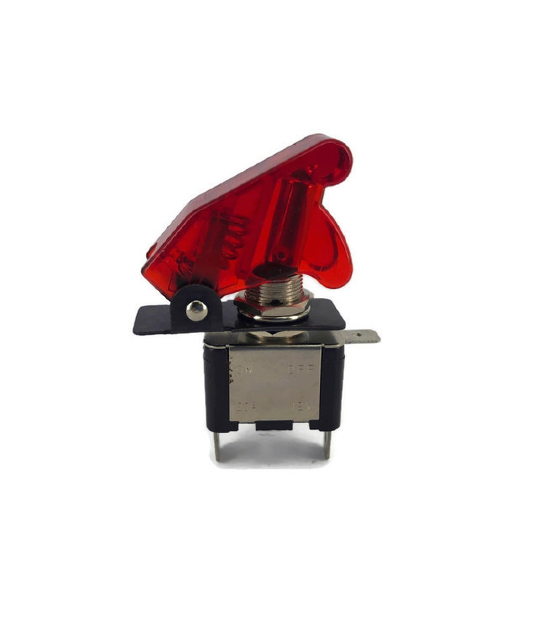 Flip-up Aircraft Switch Cover Red Transparent Color