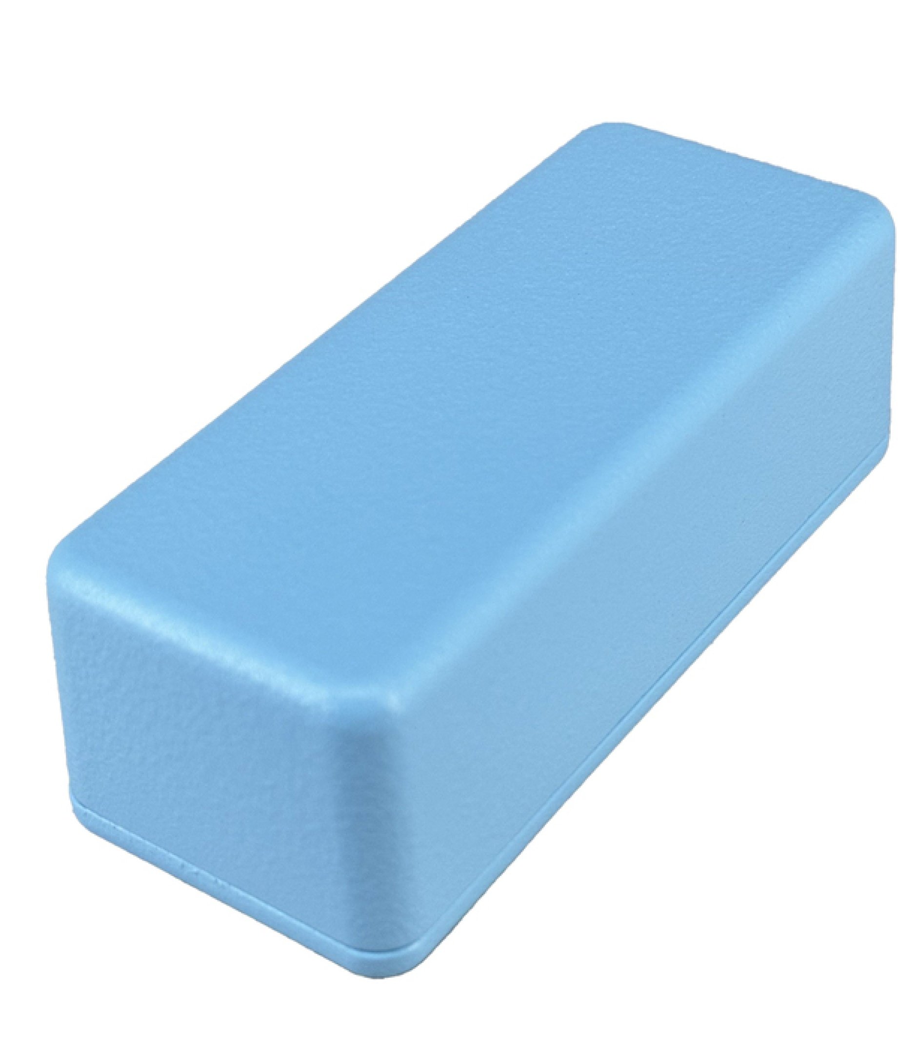 1590A Style Aluminum Diecast Enclosure Matte Sky Blue Sand Texture