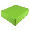 1590XX Style Aluminum Diecast Enclosure Matte Green Sand Texture