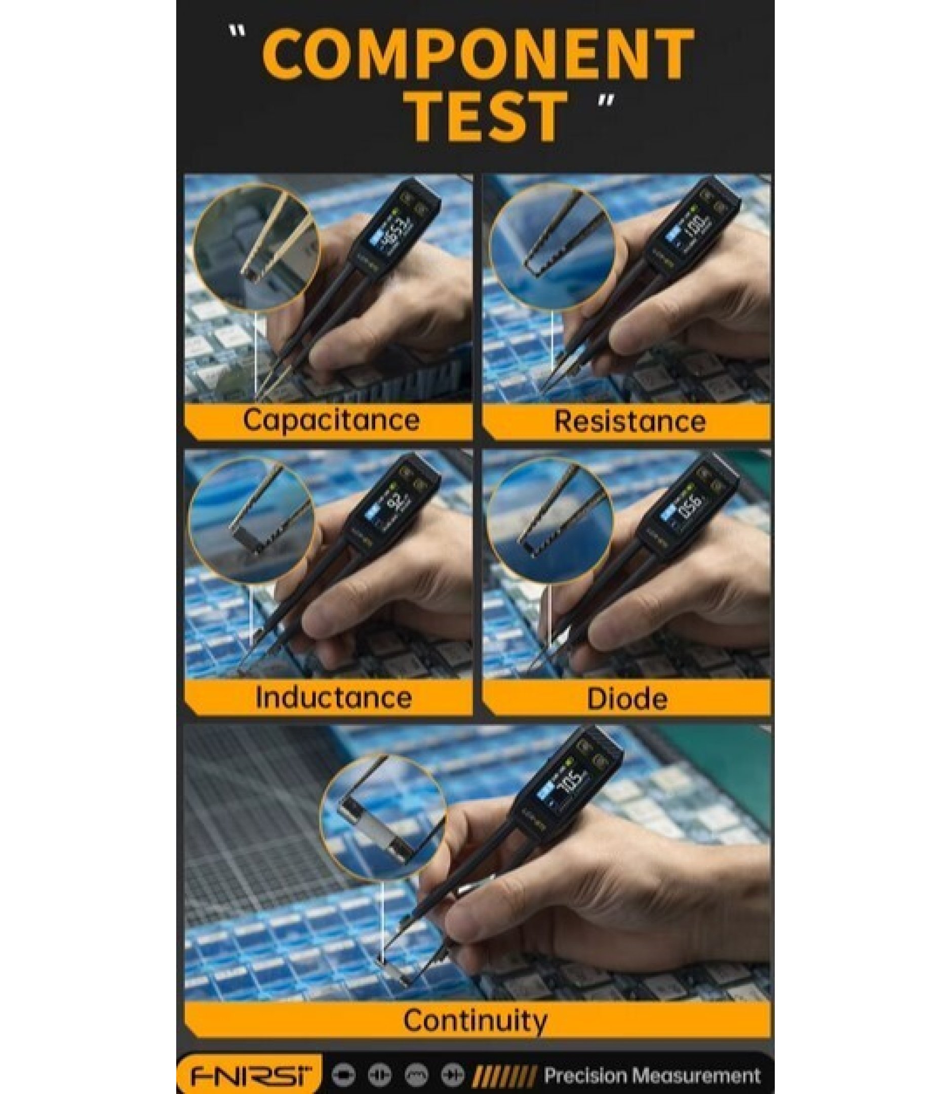 LCR-ST1 Mini Smart Tweezer LCR SMD ESR Tester