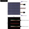 WS2812 WS2812B-256 LED 5050 RGB 16X16 LED Matrix Module with Wire