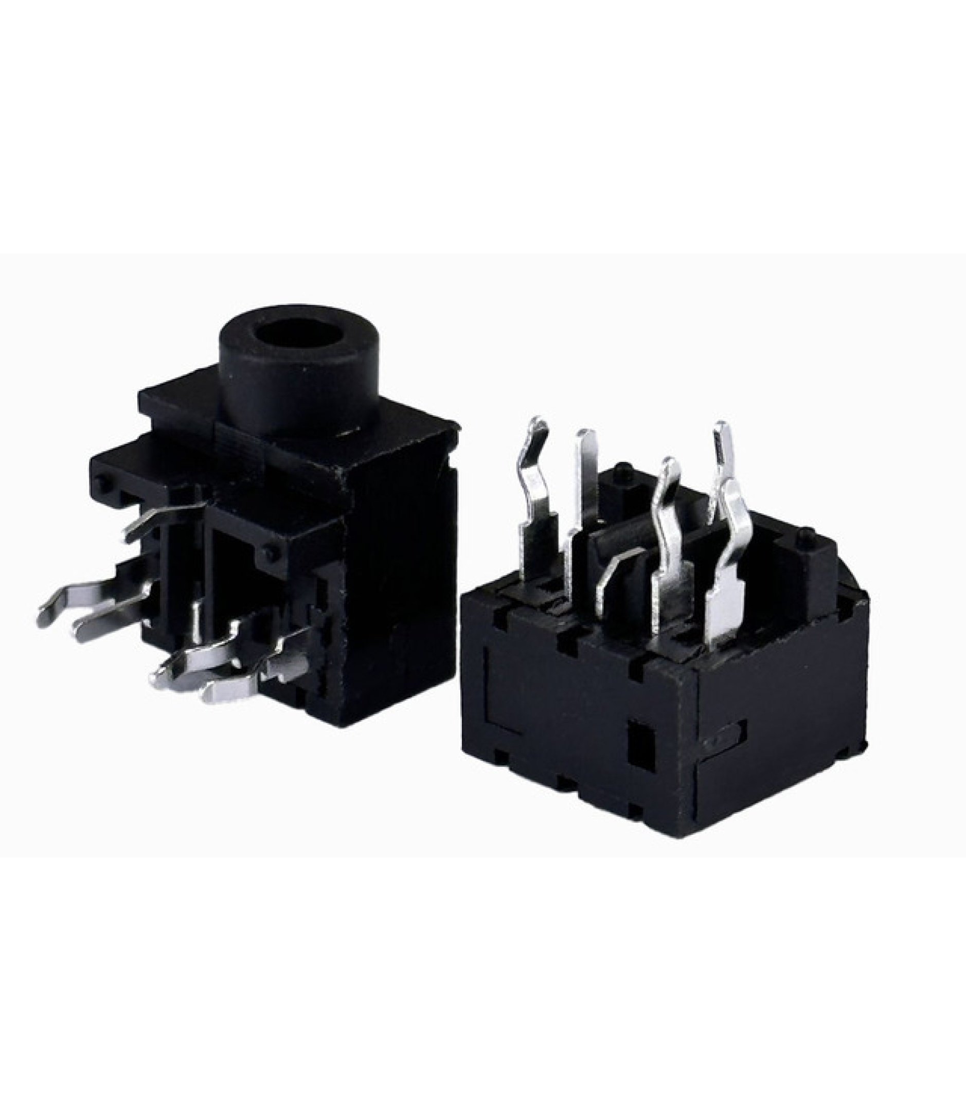 3.5mm Black Color Earphone Stereo Phone Socket