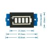 1S - 4S-8S Battery Power Level Green Indicator 4 Segment Display Module