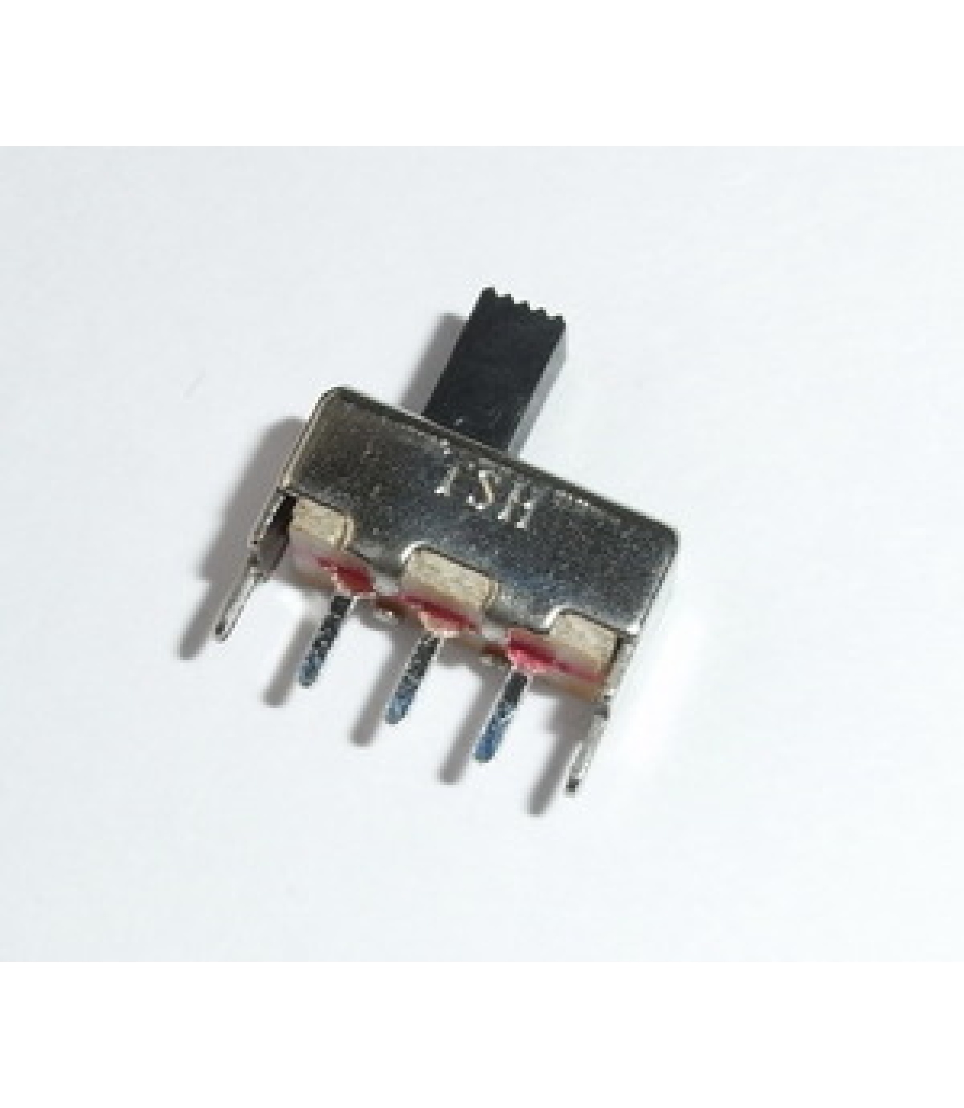 Electronic component image of 1P2T Slide Switch 0.5A 50VDC for circuit design.