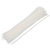 White Nylon Cable Ties Self-Locking 3x250mm 100PCS