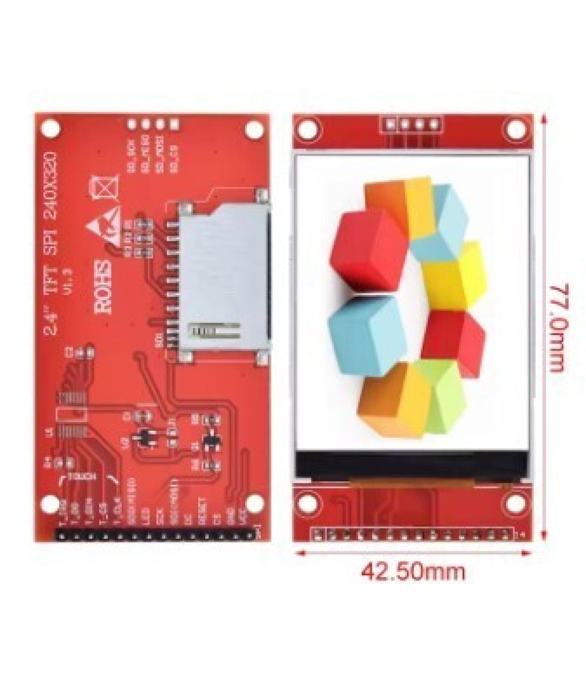 2.41.jpg 2.4 inch SPI display screen TFT with touch