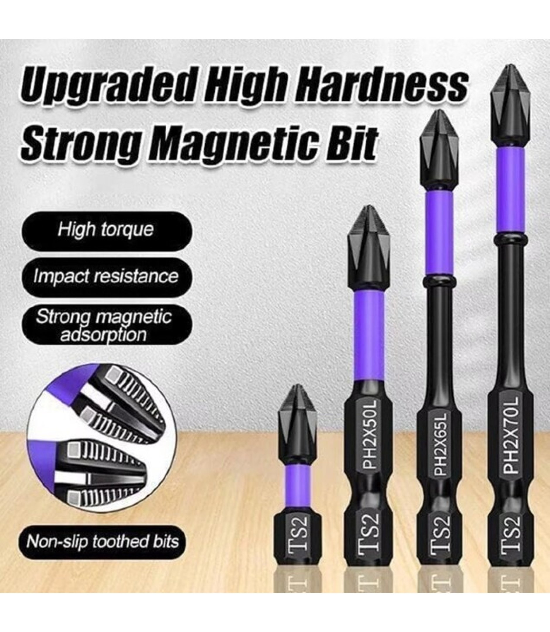 6pcs Electric Screwdriver Magnetic 1set
