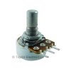 5K OHM Anti-Log Taper Potentiometer PCB Mount Round Shaft Dia: 6mm