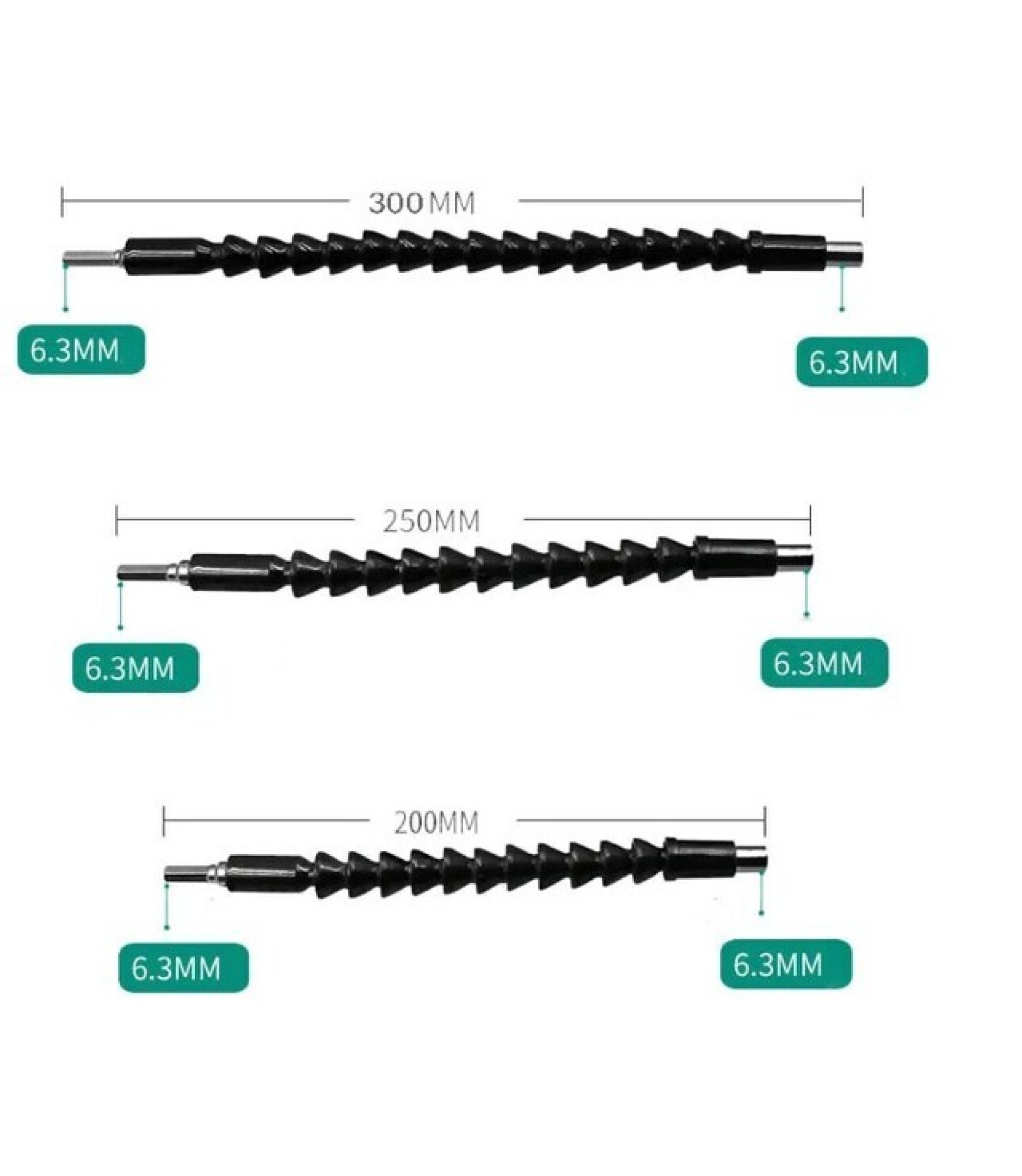 250mm Electric Screwdriver Connector Flexible Extension