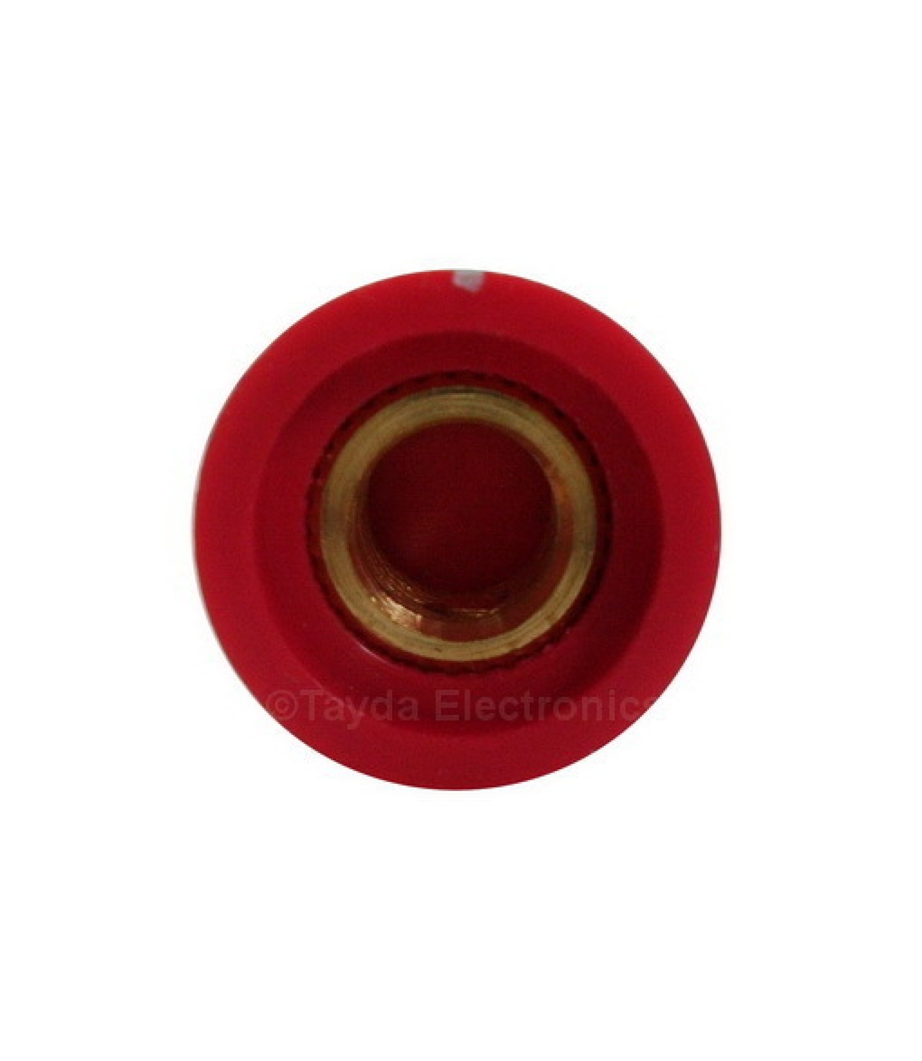 KN1360 ABS Fluted Red Knob 16x12mm