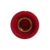 KN1360 ABS Fluted Red Knob 16x12mm