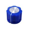 KN1360 ABS Fluted Blue Knob 16x12mm