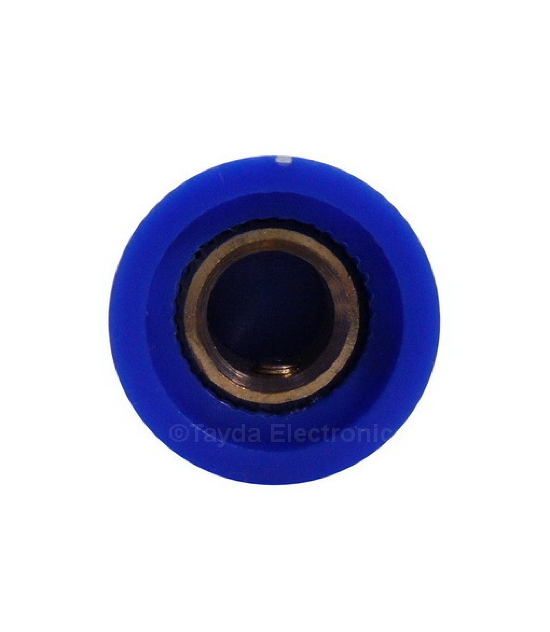 KN1360 ABS Fluted Blue Knob 16x12mm