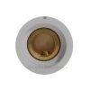 KN1360 ABS Fluted White Knob 16x12mm