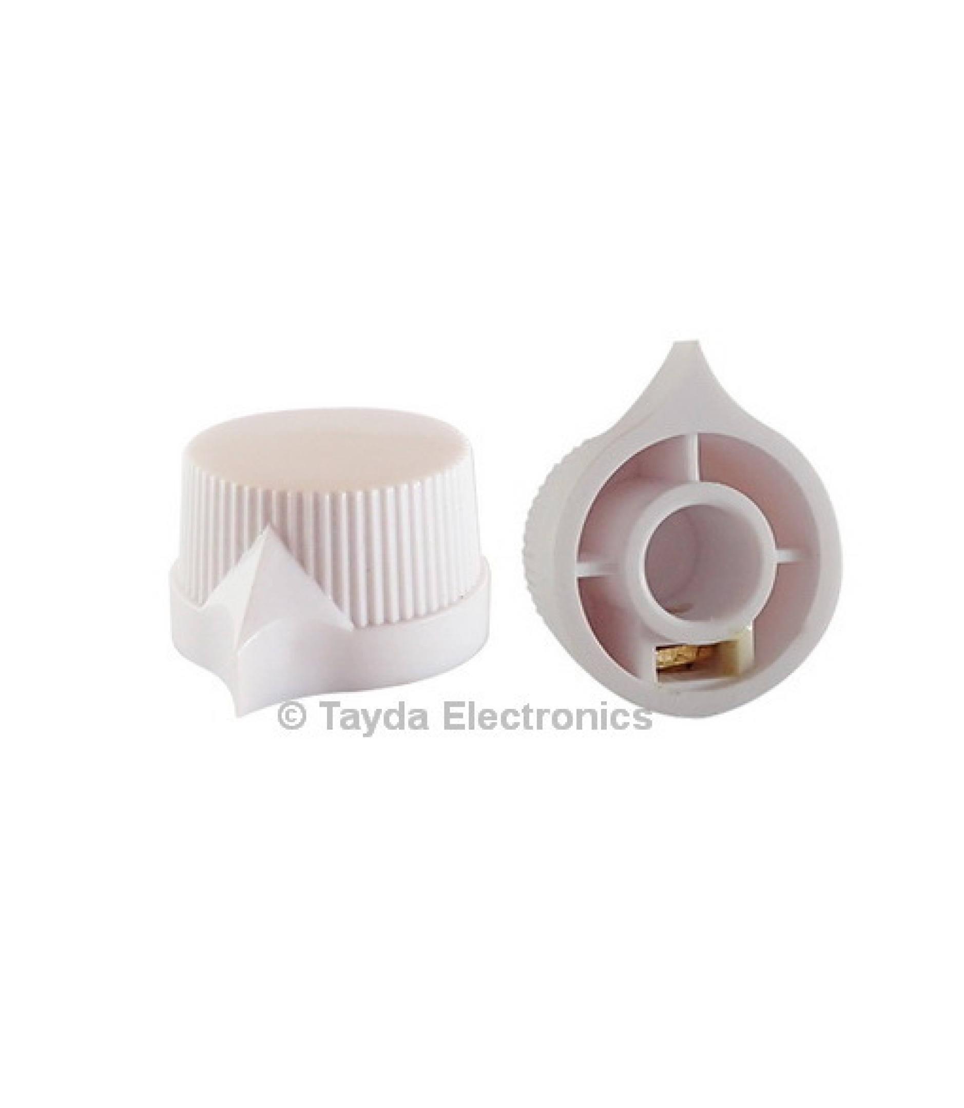 Davies 1400 Clone White Knob
