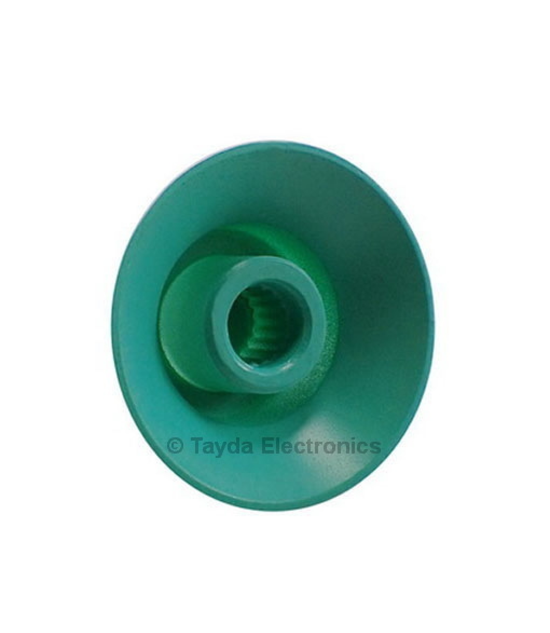 Green Gibson Style Knob Embossed Black Numbering