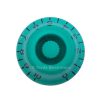 Green Gibson Style Knob Embossed Black Numbering