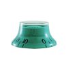 Green Gibson Style Knob Embossed Black Numbering