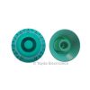 Green Gibson Style Knob Embossed Black Numbering