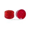 Red Gibson Style Speed Knob Embossed White Numbering