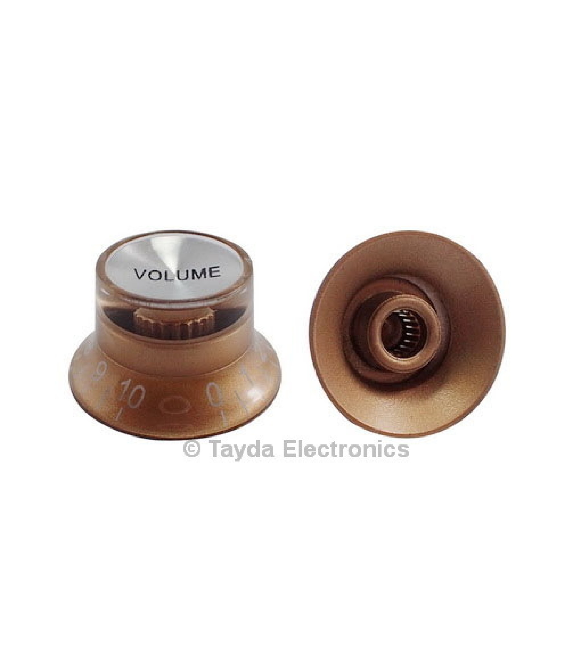 Gold Gibson SG Style Knob with Volume Label