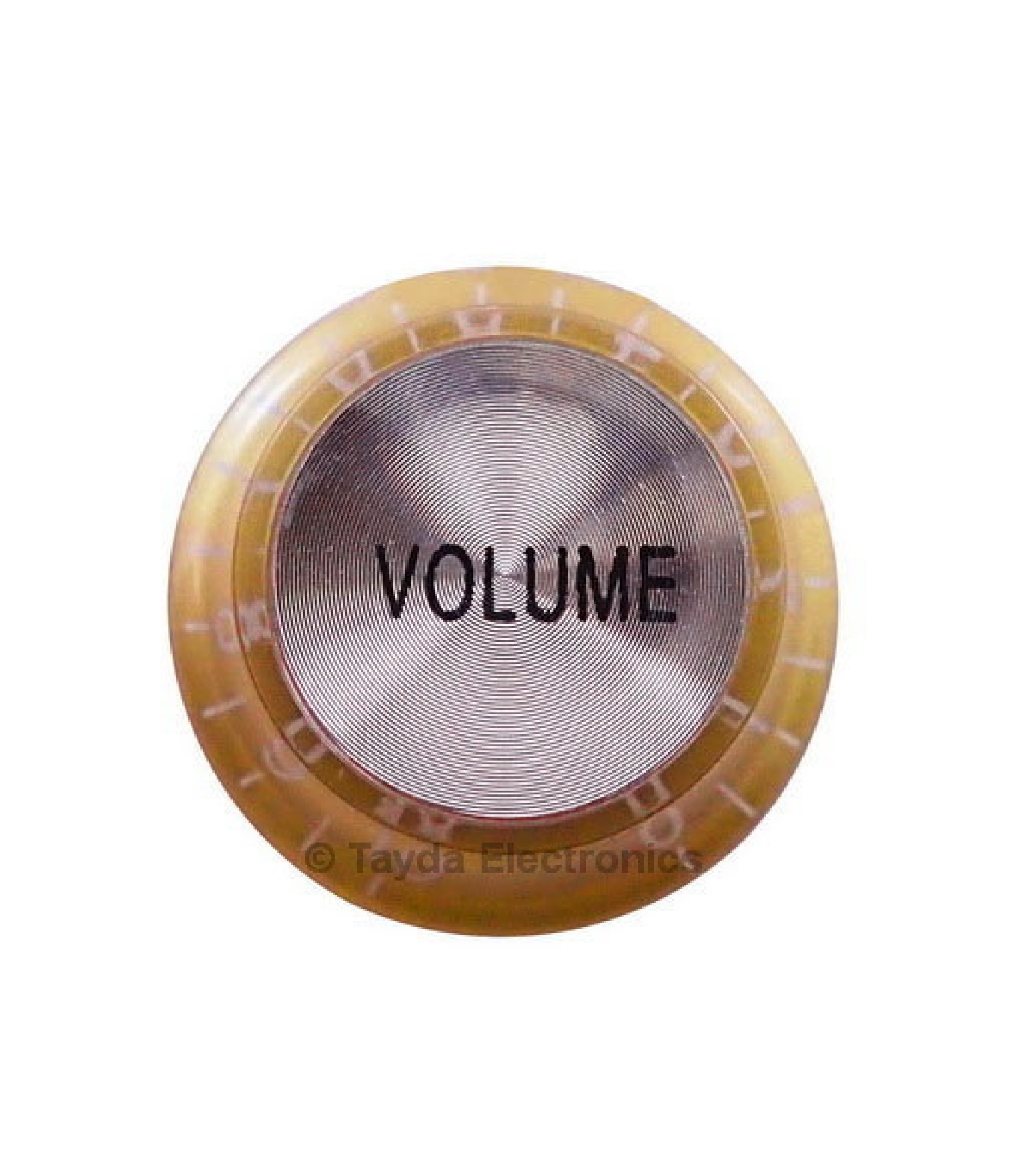 Gold Gibson SG Style Knob with Volume Label
