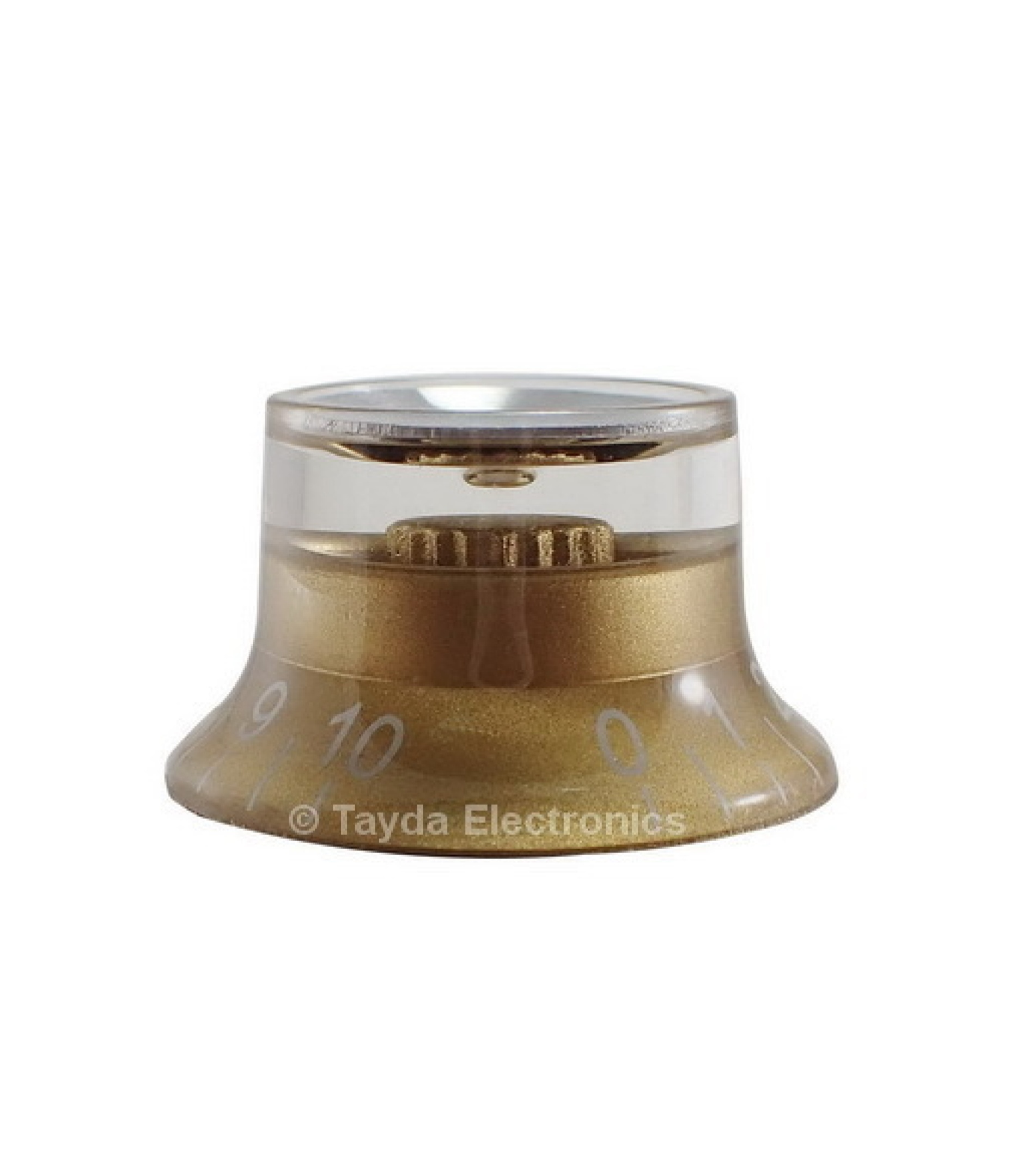 Gold Gibson SG Style Knob with Volume Label
