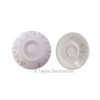 White Gibson Style Knob Embossed Gold Numbering