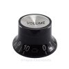 Black Gibson SG Style Knob with Volume Label