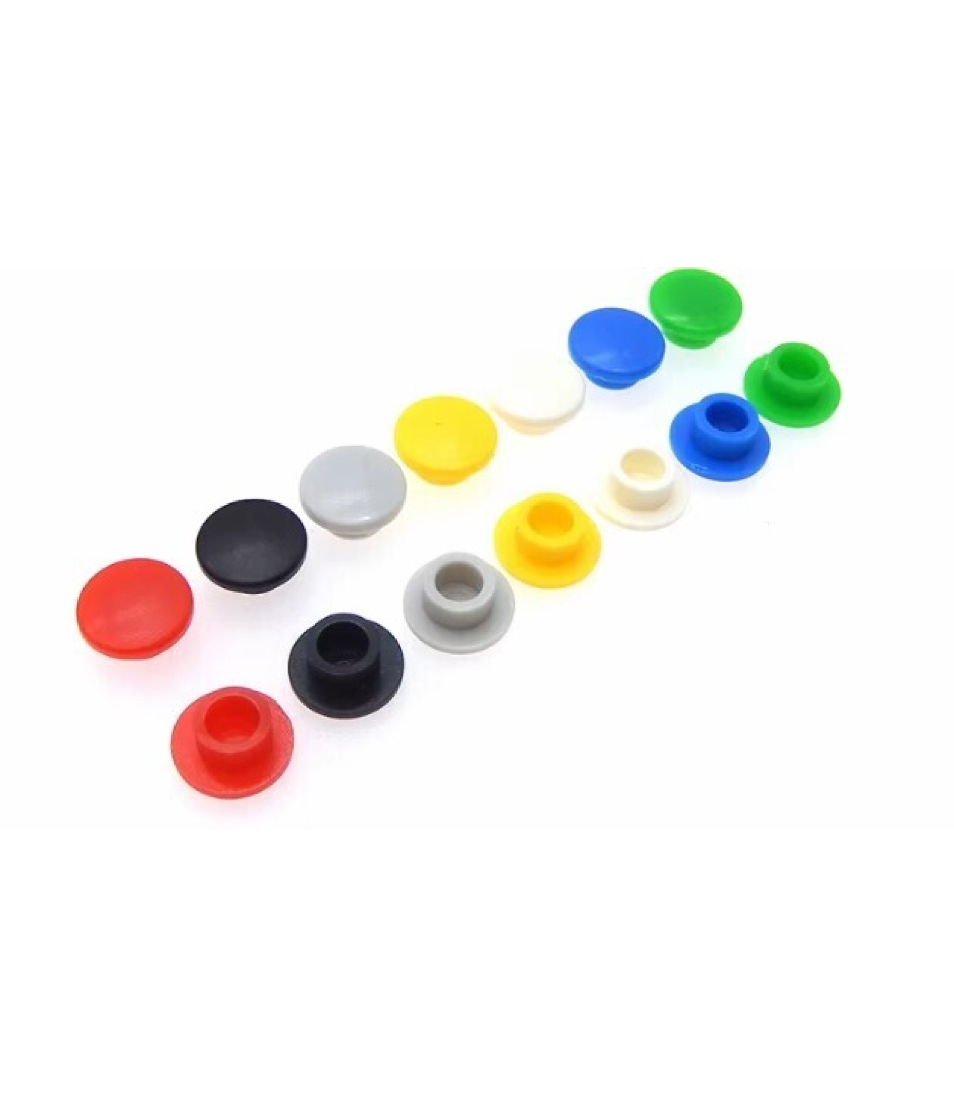 Tactile Switch Caps Green Color 8x3.55mm Diameter 3.4mm