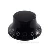 Black Gibson Style Knob Embossed White Numbering