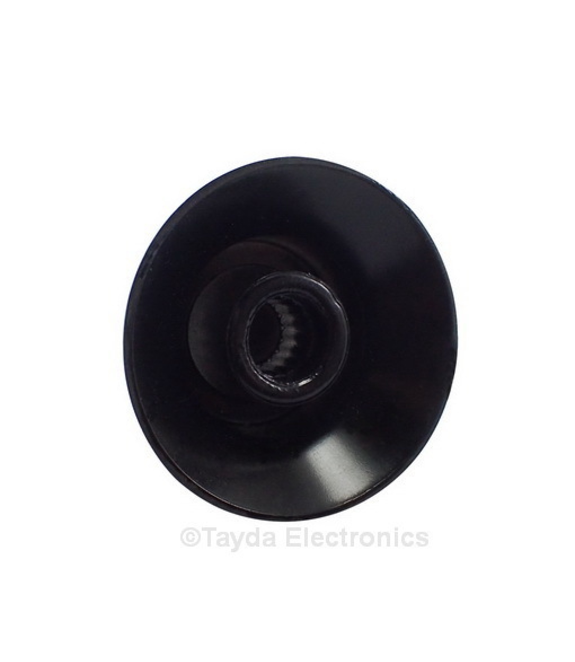 Black Gibson Style Knob Embossed White Numbering