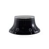 Black Gibson Style Knob Embossed White Numbering