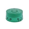 Green Gibson Style Speed Knob Embossed Black Numbering
