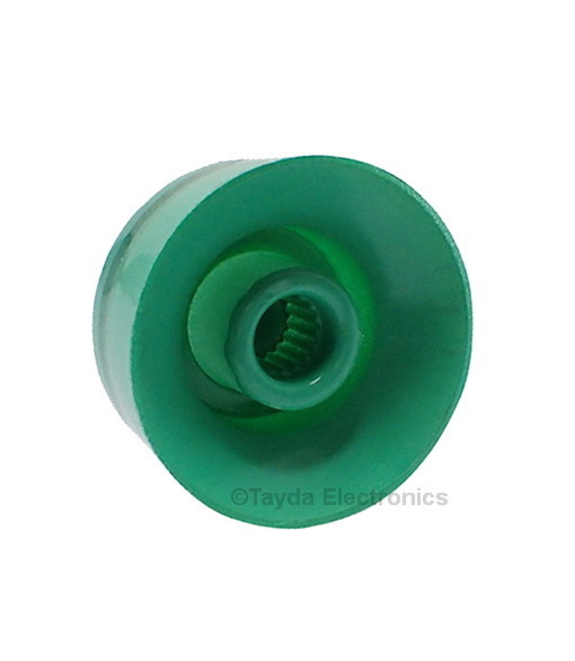 Green Gibson Style Speed Knob Embossed Black Numbering