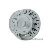 Clear Gibson Style Speed Knob Embossed Black Numbering