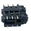 6.35mm 1/4" Stereo Insulated Dual Socket Jack 12 PCB Pins