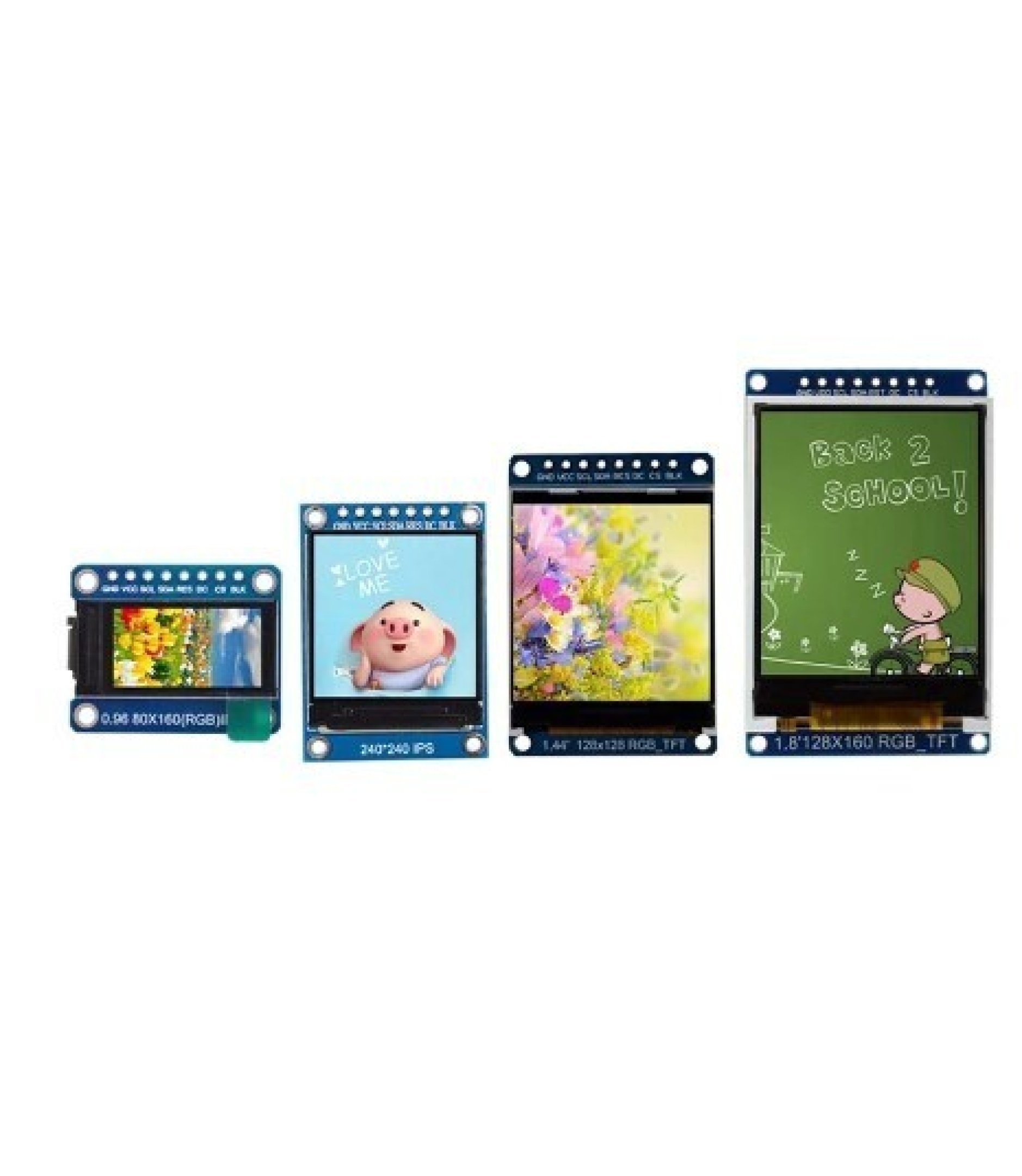 1.3 inch RGB Character TFT Display Module 7Pins