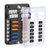 12 Way Block With Negative Bus Blade Fuse Block FB-1714