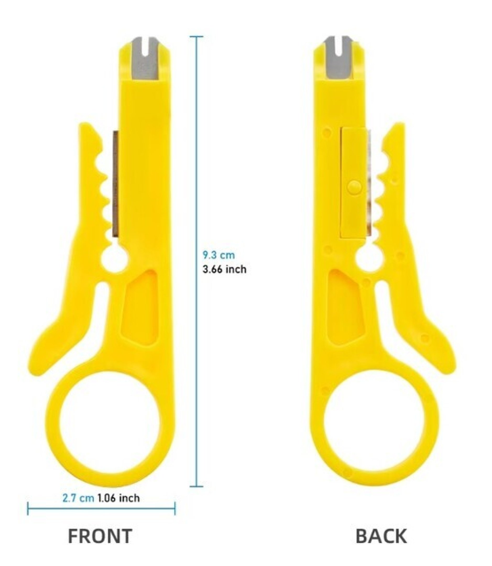 Yellow color Wire Stripper Crimping Pliers Tool