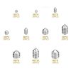 1 Set M3 M4 M5 M6 M8 Stainless steel 304 Hexagon Head screw Tapered End
