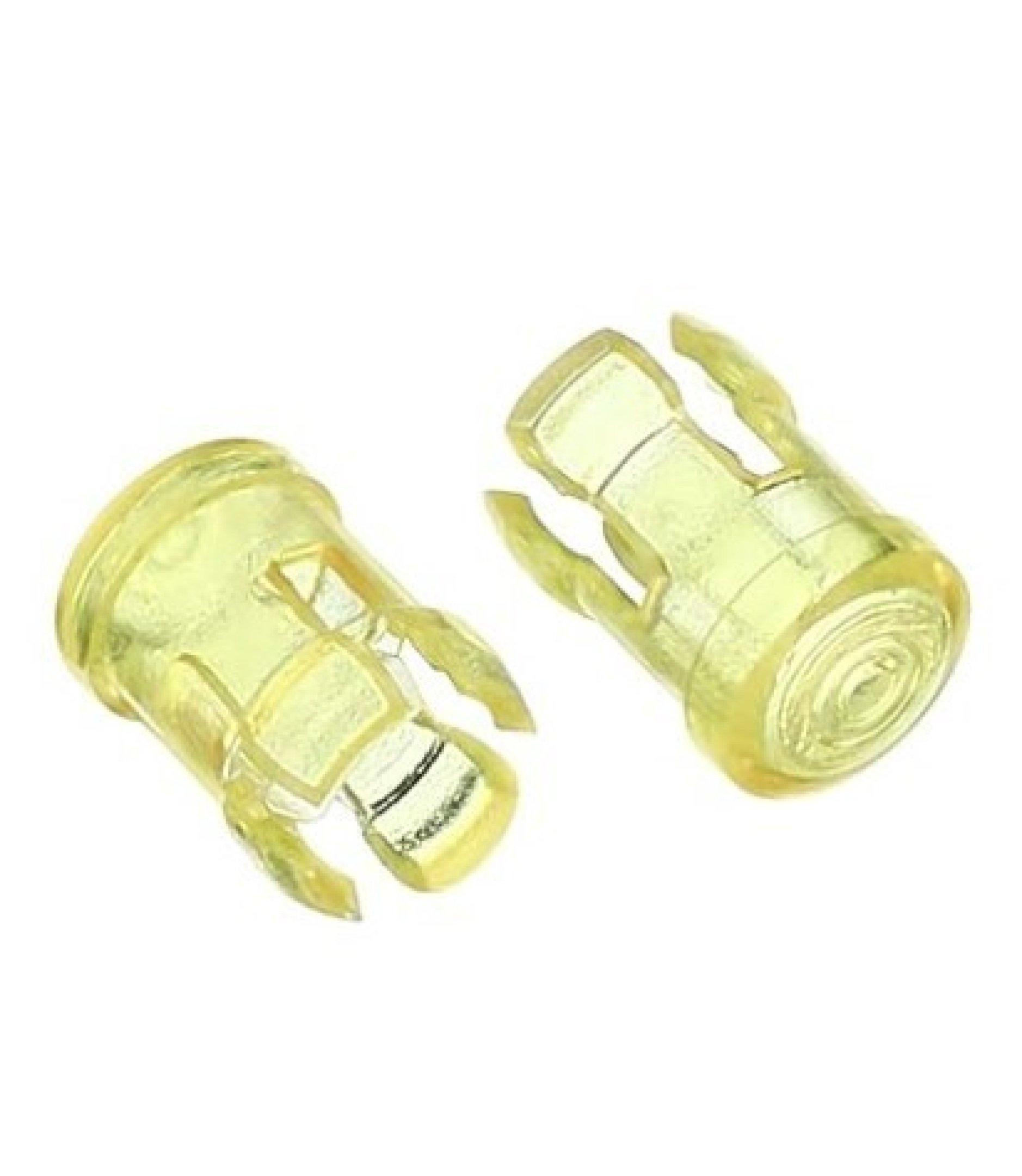 3mm LED Lampshade Protector Yellow Plastic Clip